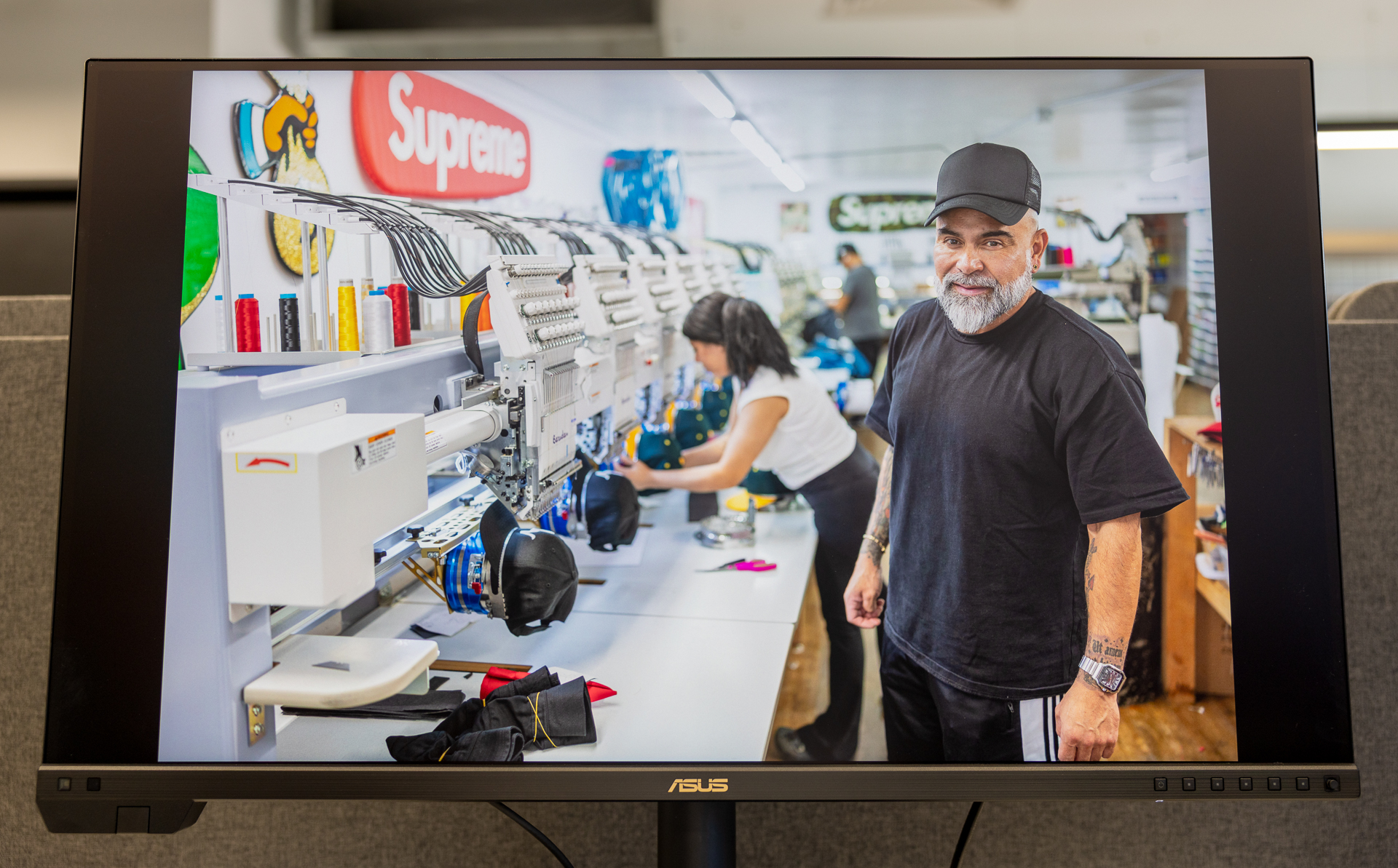 Image: Tim Levy – Embroidery store owner in LA.
