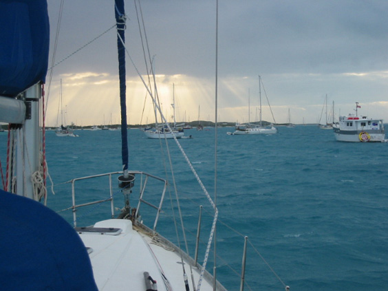 Hmmm... how do I know whether to use Apparent or True wind when swinging sideways at anchor as a storm comes up?