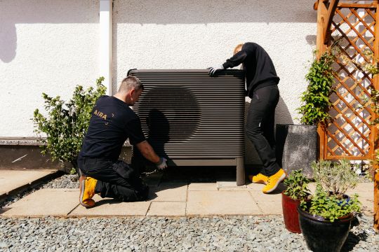 Aira’s air source heat pumps can reduce household heating costs by 40 per cent.