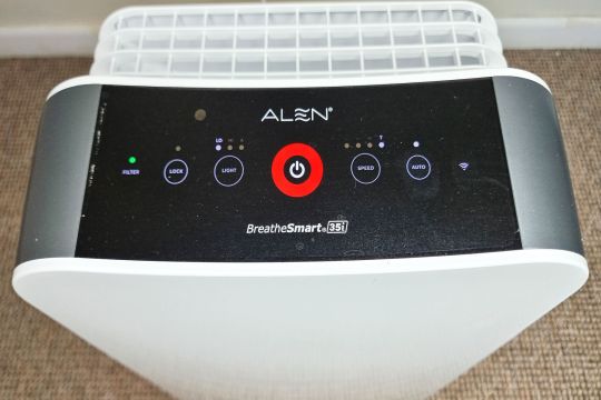 The system uses controlled diffusion through filtered air.