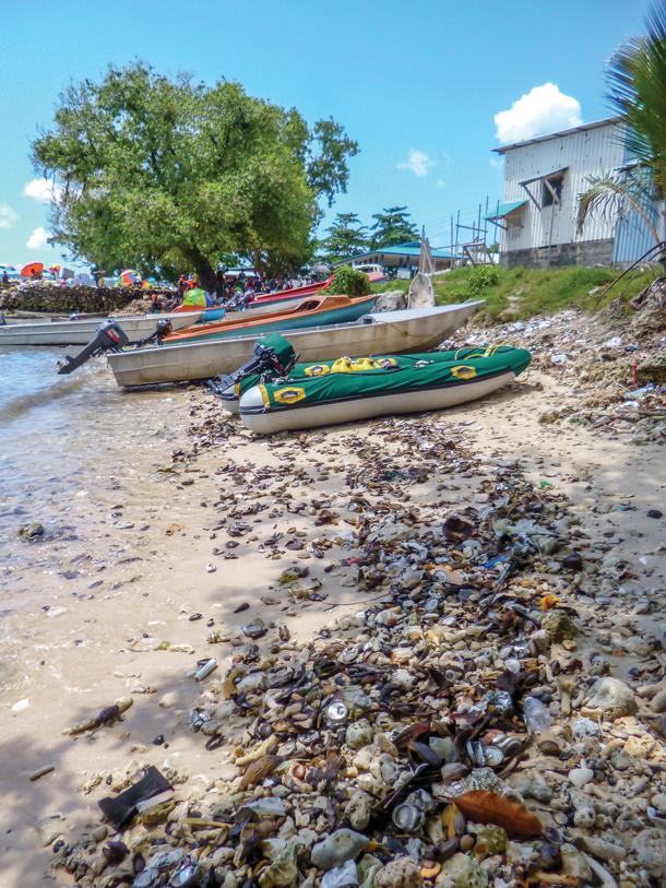 Arriving at Lata Ndende.