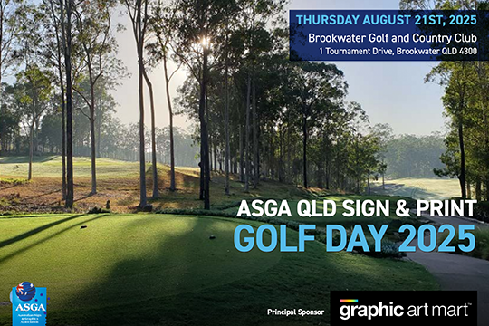 Limited tickets available: The ASGA Queensland Sign and Print Golf Day