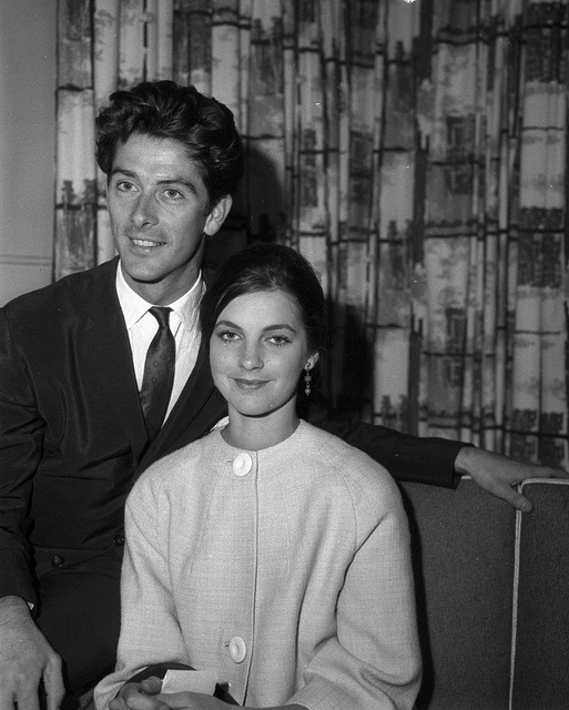Ballet dancers Garth Welch and Marilyn Jones in the terminal, Mascot, Sydney, 12 September 1962. Photographer Jack Mulligan