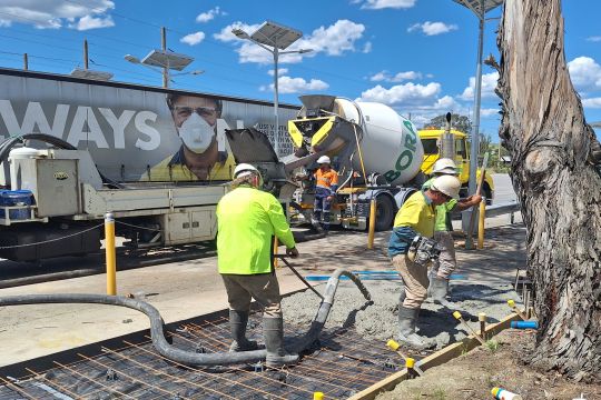 Boral’s low carbon concrete mix.