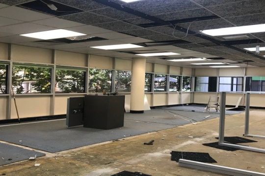 Construction project at CDU's Alice Springs campus.