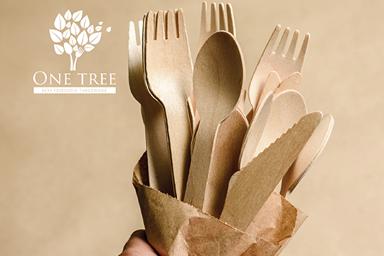 From the Bygreen range: One Tree wooden cutlery