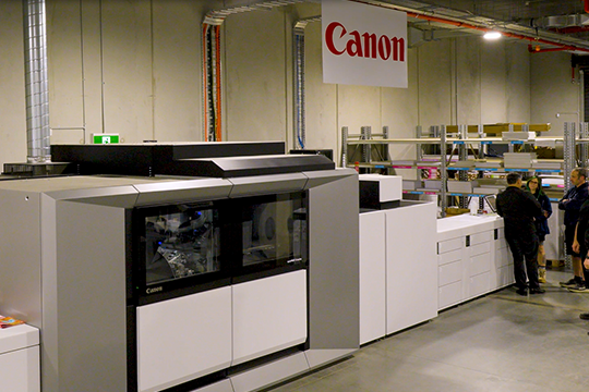 Production to the next level: CMYKhub has invested in a Canon varioPRINT iX3200 to enhance productivity, efficiency and turnaround times