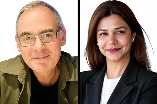 Decades of combined experience: The newly formed CS Graphics will be led by co-directors Chris Bodger and Sheetal Mishra