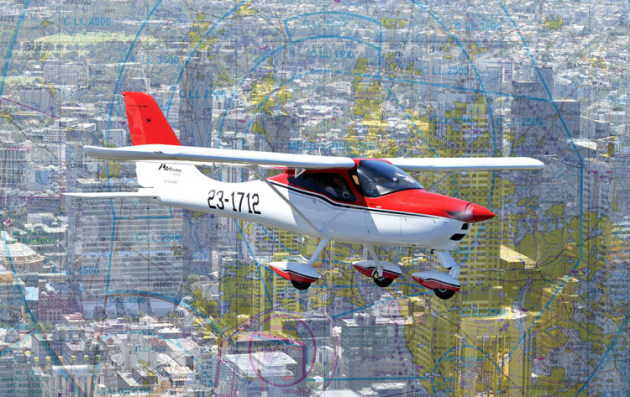 Recreational and sport pilots will be able to access controlled airspace beginning in 2025. (Composite image Steve Hitchen/Airservices Australia)