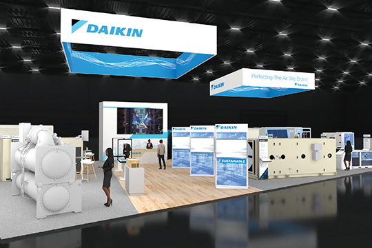 Daikin Applied at AHR Expo this year showcasing its products.