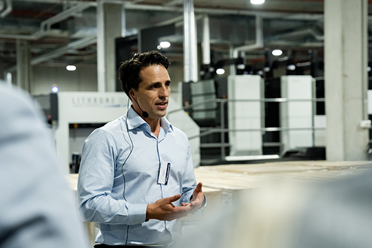 Platinum sponsor for Ink & Innovation Masterclass: Dayne Nankervis, CEO of CMYKhub