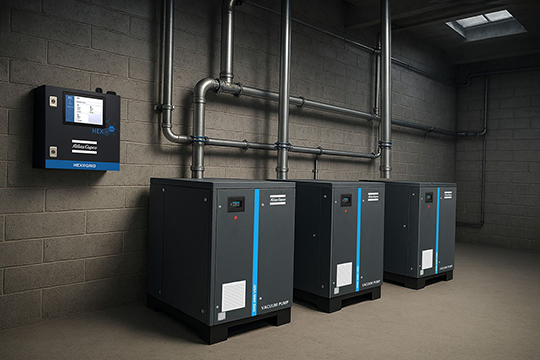 Atlas Copco has released the DHS 3000 VSD+, its new dry screw vacuum pump for high‑flow industrial application.