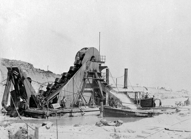 West end of the canal.