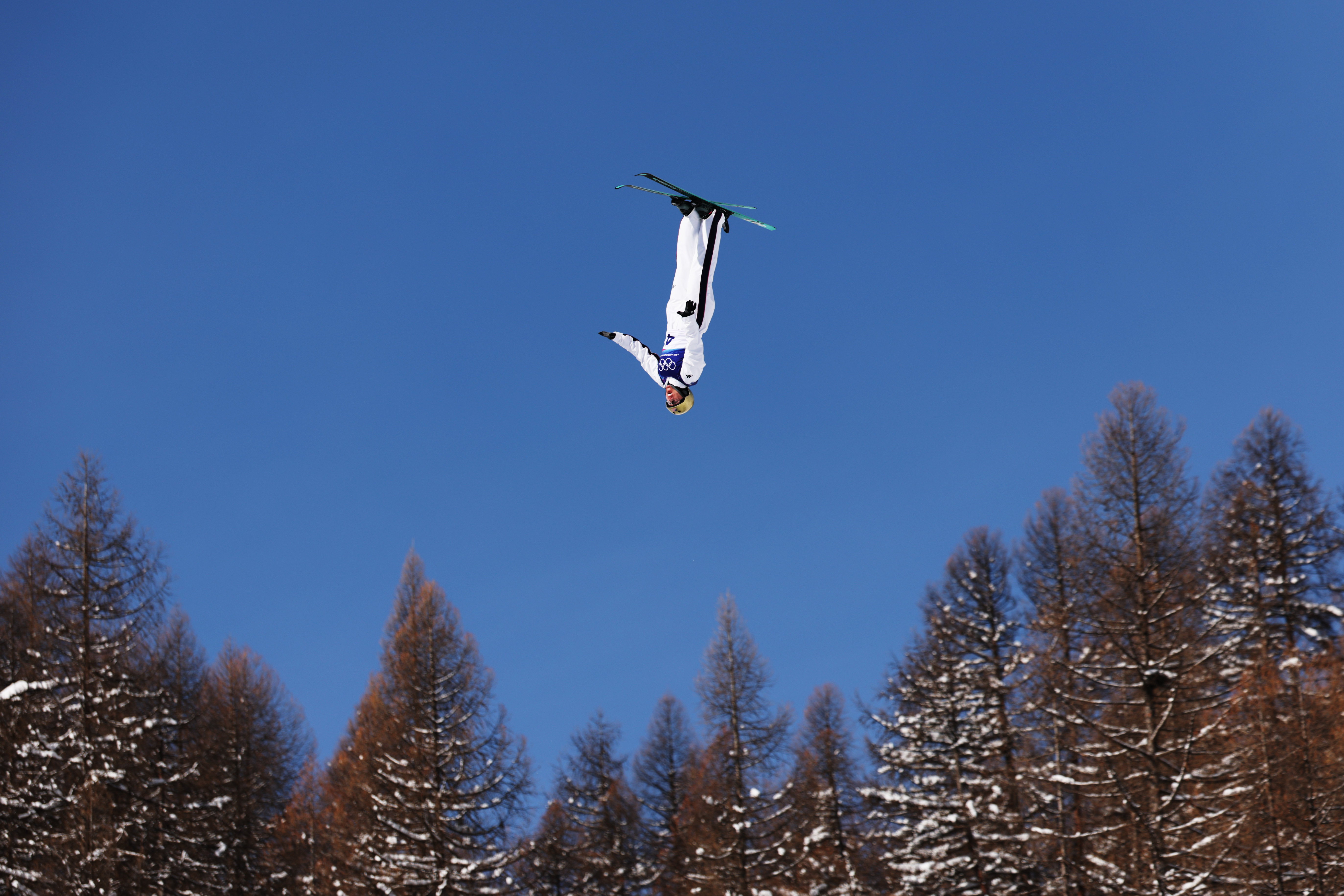 Freestyle Skiing - Milano Cortina 2026 Winter Olympics: Day 12LIVIGNO, ITALY - FEBRUARY 18: Winter Vinecki of Team United States competes during Women's Aerials Qualification One on day twelve of the Milano Cortina 2026 Winter Olympic games at Livigno Air Park on February 18, 2026 in Livigno, Italy. (Photo by Patrick Smith/Getty Images)