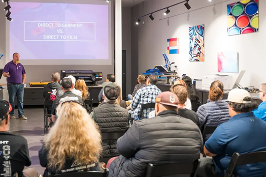 Aus-first previews: GJS will host two back-to-back hands-on events at its Revesby showroom covering the latest developments in both DTF and UV printing