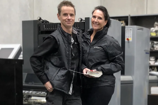 Masters of the craft: James and Kirsten Taylor from Taylor'd Press