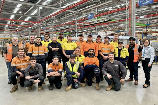 Fourth year apprentices that have completed their scholarships at the Beijer Ref Academy.