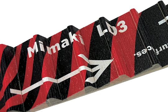 Supports LD3 Mode: Optimal printing even on material surfaces with height differences