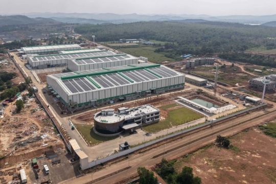 Orchard Hub Campus spans 50 acres and houses six plants.