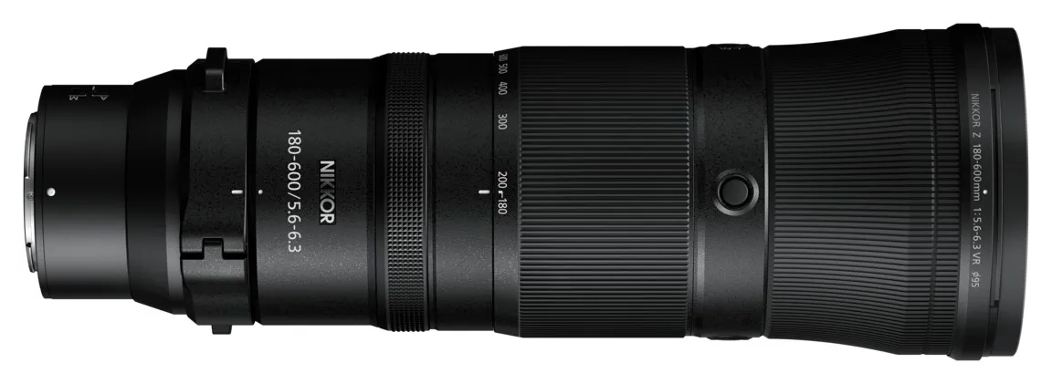 Nikon Z 180-600mm f5.6-6.3 VR. The Nikon Z 180-600mm lens retails for about $2550 new. The Nikon Z Teleconverter TC-1.4x retails for $750.