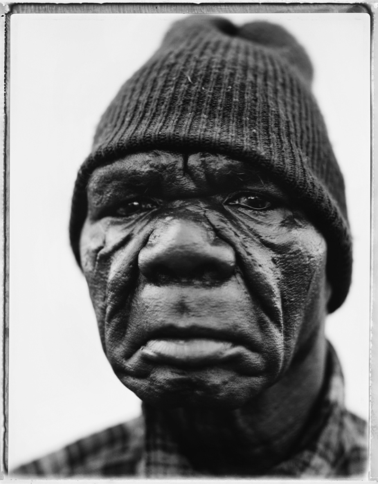 Noel Charlie, Port Hedland, Western Australia, 2011. This image won the Moran contemporary Photography Prize in 2011 and was a finalist in the National Portrait Prize 2011. Type C print from Polaroid 665. © Tobias Titz.