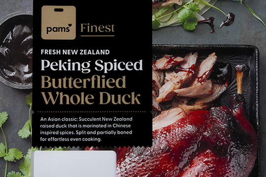 Both the Flexible Packaging and Flexographic Process categories were won by Sealed Air Hamilton for what the judges called its “stand out printing” of the Pams Finest Peking Spiced Whole Duck packaging.