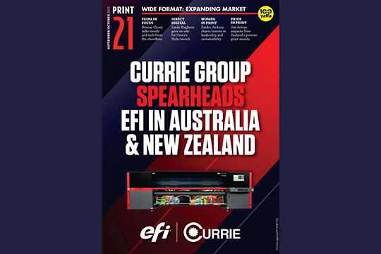 Hot off the press: Print21's September-October issue will soon be hitting desks