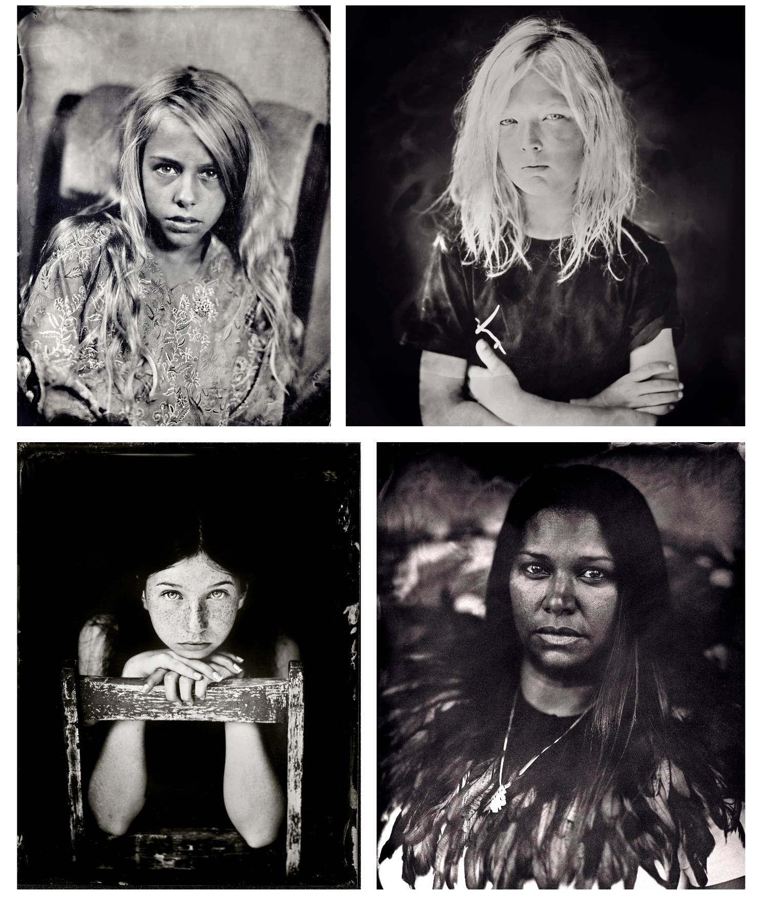 Overall winner and People and Portrait category winner Raoul Slater, Tintype Portraits.