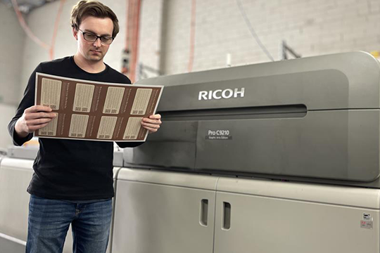 Contract renewed: Ricoh has been reappointed printer vendor of choice for CMYK Colour Online for an additional five-year term
