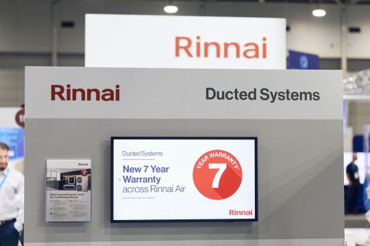 Rinnai’s 7 year warranty has generated a lot of interest.