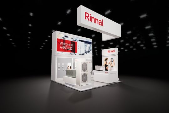 Visit the Rinnai Stand at ARBSQLD.