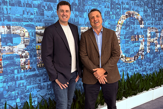 New Currie Group BDM: Adam (Toddy) Todd (right) with CEO Rob Mesaros