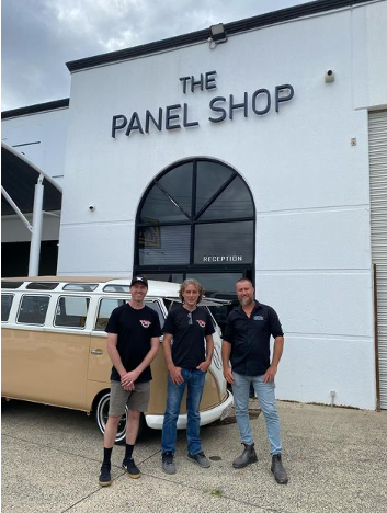 At the Queensland panel shop