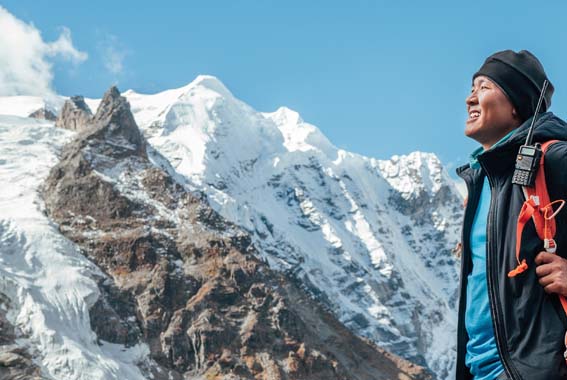 Our sherpa guides will show you the best of the Himalayas. LAA