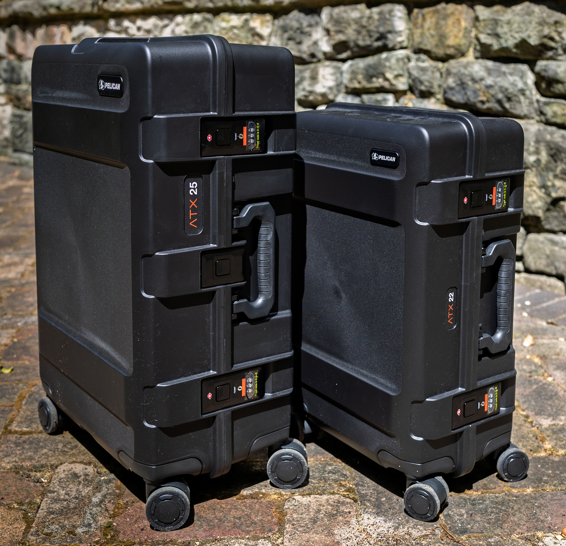 The ATX 25 (Check-in) and ATX 22 (Carry-on) are a beautiful rugged design that comes in 4 colours. Photo: Tim Levy