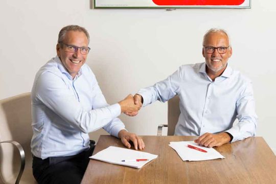L to R: Theo Thoen and Hans Ter Velde.