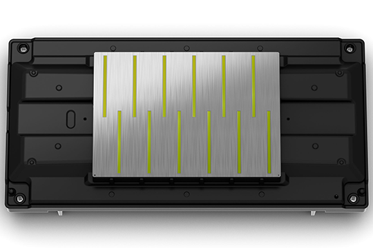 Supporting print speeds up to approximately 32m²/hr: PrecisionCore Micro TFP printhead