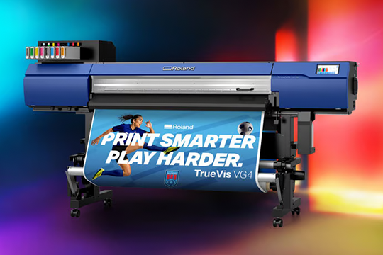 Next-gen eco-solvent devices: Roland DG has unveiled the new TrueVis VG4 Series with TR3 inks