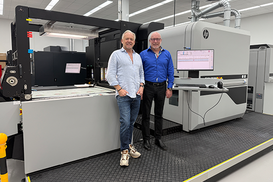 Co-founders Scott Springett and Ross Fursey: The move into flexibles was a natural progression from the company&rsquo;s digital label heritage
