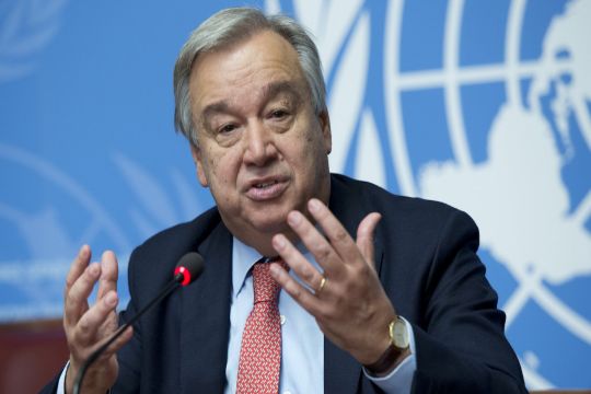 United Nations Secretary-General António Guterres.