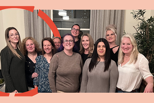 Hailed as a great success: The "graduating group" of the inaugural Women in Print Leadership Program
