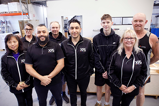 Pushing into trade: Co-owner brothers, Jason and John Meoushy, and the XPS team are making a big push towards trade printing