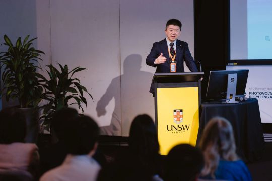 Hub Director Professor Yansong Shen, at the opening.