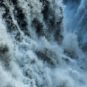 The winning image in our 'Water' category showed the power inherent in a massive cascading waterfall in Iceland. Image by Charlotte Goss.