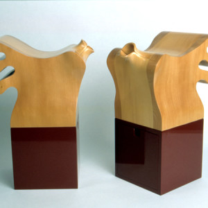 Andvari, c.1990s, Huon pine, MDF, lacquer.