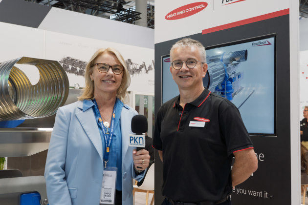 PKN's Lindy Hughson speaks with Heat and Control's Francois Cousins at interpack 2026 about the Symphony on-machine seasoning system.
