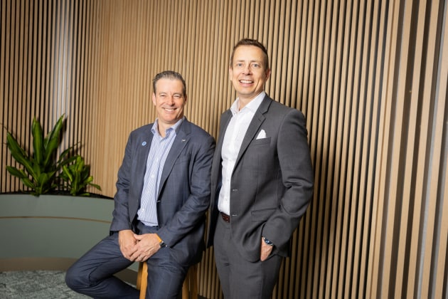 Richard Robinson, President, AMEA at AtkinsR&eacute;alis and Phil Cutts, Chief Executive Officer at Coras.

Credit: AtkinsR&eacute;alis