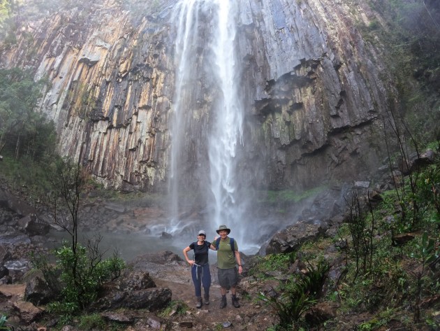 At the base of Minyon Falls.