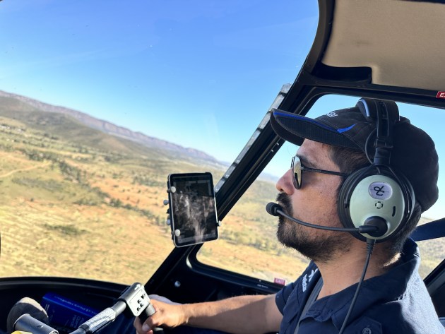 Heli-camping heights.