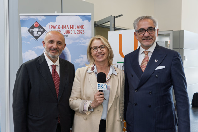 Simone Castelli, Ipack-Ima; Lindy Hughson, PKN, Riccardo Cavanna, UCIMA.